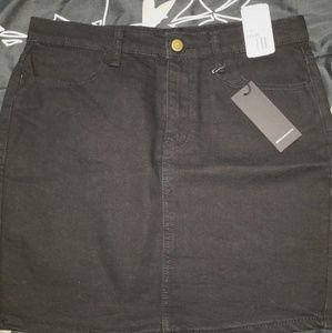 Forever21 Black Denim Skirt